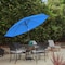Pure Garden 10-Foot Patio Umbrella, Brilliant Blue 50-LG1035 - alternate 1